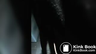 Girl pooping