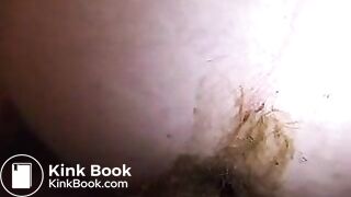 Hairy anal scat fuck