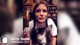 Lunatic chick eats a scatcicle