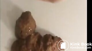 Pooping girl