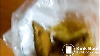 Big poo in bowl
