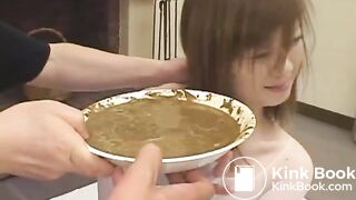Japanese scat eating girl torture