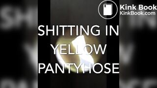 yellow pantyhose