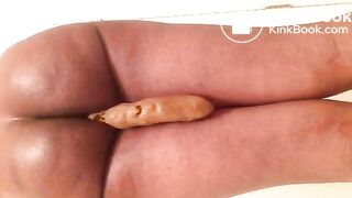 Fat black girl shitting a long creamy shit - Dirtyshack Free