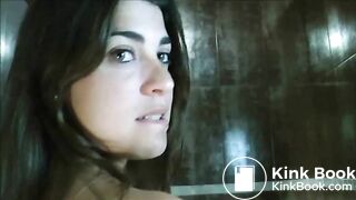 Mediterranean girl's monster poop