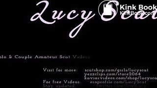 Shit stuffed pussy orgasm  LucyScat