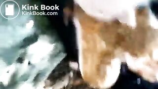 Man shit on chick in the graveyard!
