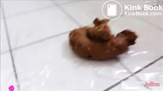 Brunette Amateur Slim Girl Dumping