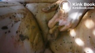 Amateur couple having messy scat sex (Clip 1)