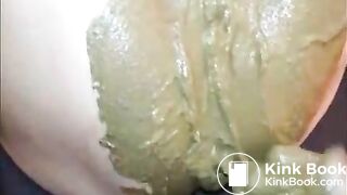 Scat MILF Amateur Shit Stuffed Pussy