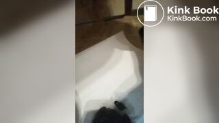 German Hamburg mature shit on the Flor