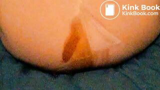 Peeprincess white pantyhose enema release