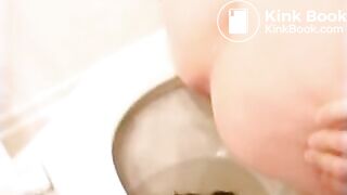 Diarrhea in toilet