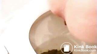 Diarrhea in toilet