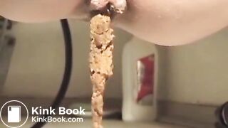 Mature man licking his wifes asshole