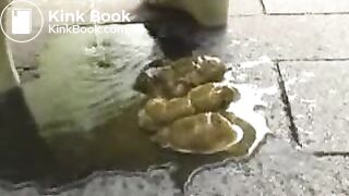 In the street