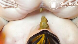 ScatrinaCom - Scat in mouth - shitting to mouth