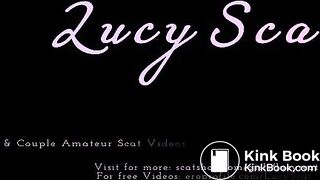 Cumshot on sexy lingerie panty poop  LucyScat