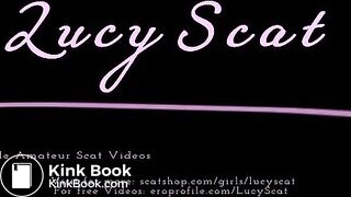 Cumshot on sexy lingerie panty poop  LucyScat