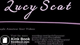 Smearing my warm shit on my body   LucyScat