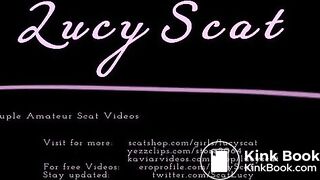 Smearing my warm shit on my body   LucyScat