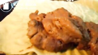 Scat - Old Hairy BBW Scat