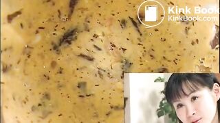 Huge load of shit by a cute japanese girl plus anal camera