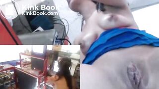 AANGELASS prvt session dirty dildo in shop