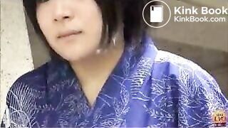 Japanese Geisha Outdoor Poop