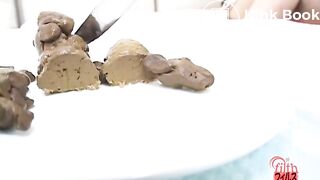 Shit on a plate and examine the shit