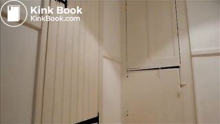 Girl poops standing