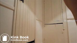 Girl poops standing