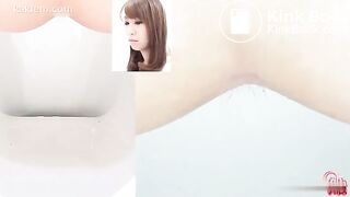 Webcam in Japanese toilet More pooping Japaneses` fannies from different views