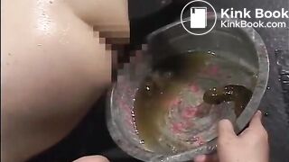 Jap slave Mizuki can take whip & shit & any fuck