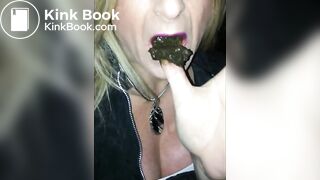 Just another Saturday night for a shit eating slut - All My Scat Movie