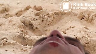 Perverts eat shit from pretty girl's ass