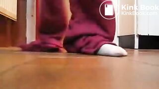 Young German Girl Shits On The Floor