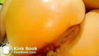 Shitting and dildo ass fucking webcam girl