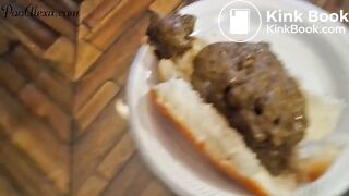 Shit on hot dog Buns