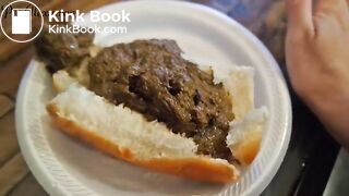 Shit on hot dog Buns