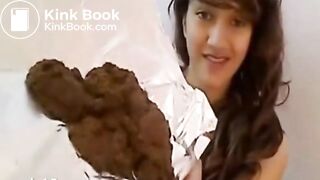 Sexy Teen Showing Off Her Poop