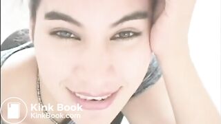 Stunningly Latina Girl Taking Shit