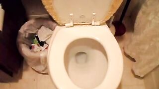 Girl Takes A Shit