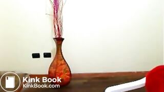 Webcam- Lucia Sklavin se sujando com merda