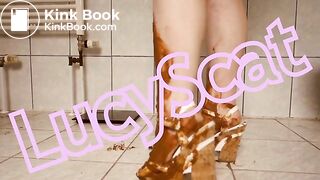 I lick and suck on my shitty toes