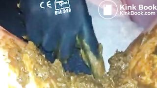 Scat Fuck Shitty Cock in Pussy Amateur Couple