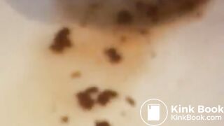 Amateur girl loves to play with scat in the bath - Scat Video Collection