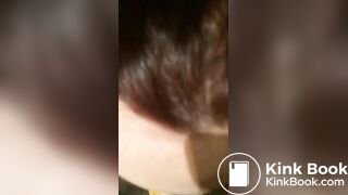 Scat deepthroat blowjob from BBWendi