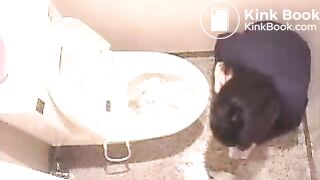 Toilet accident