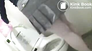 Toilet accident